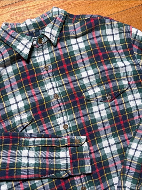 Abercrombie & Fitch Other - Vintage Y2K, Abercrombie and Fitch Classic Green Plaid Men's Flannel Shirt